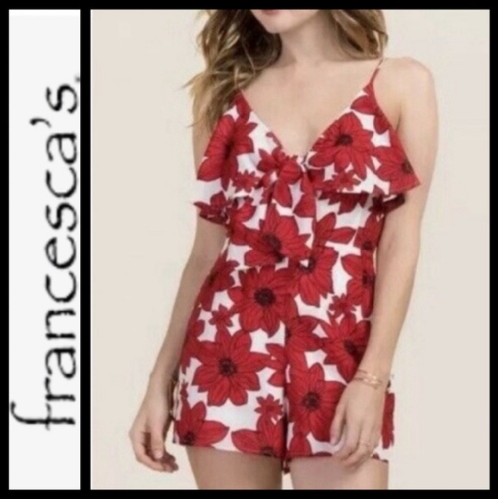 Blue Rain Romper